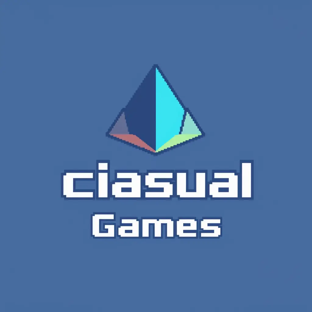 Caisual Games Minimalist Geometric Logo